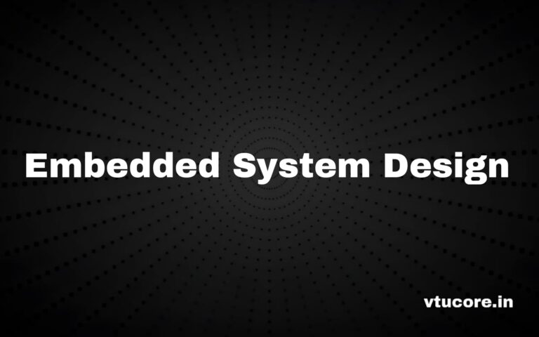 vtucore » Embedded System Design BEC601