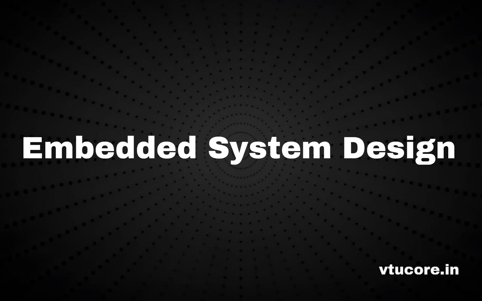 Embedded System Design BEC601