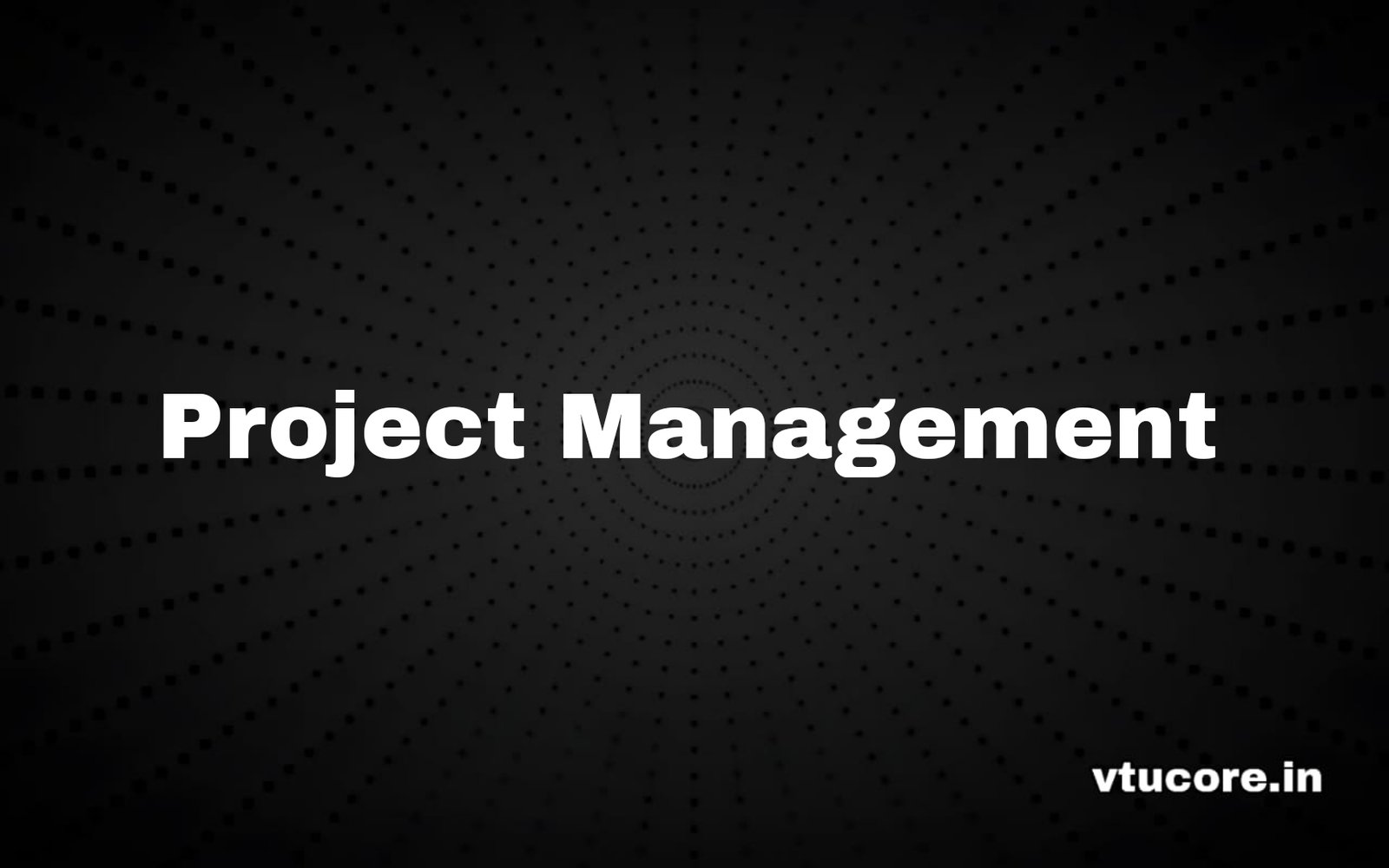 Project Management BME654A