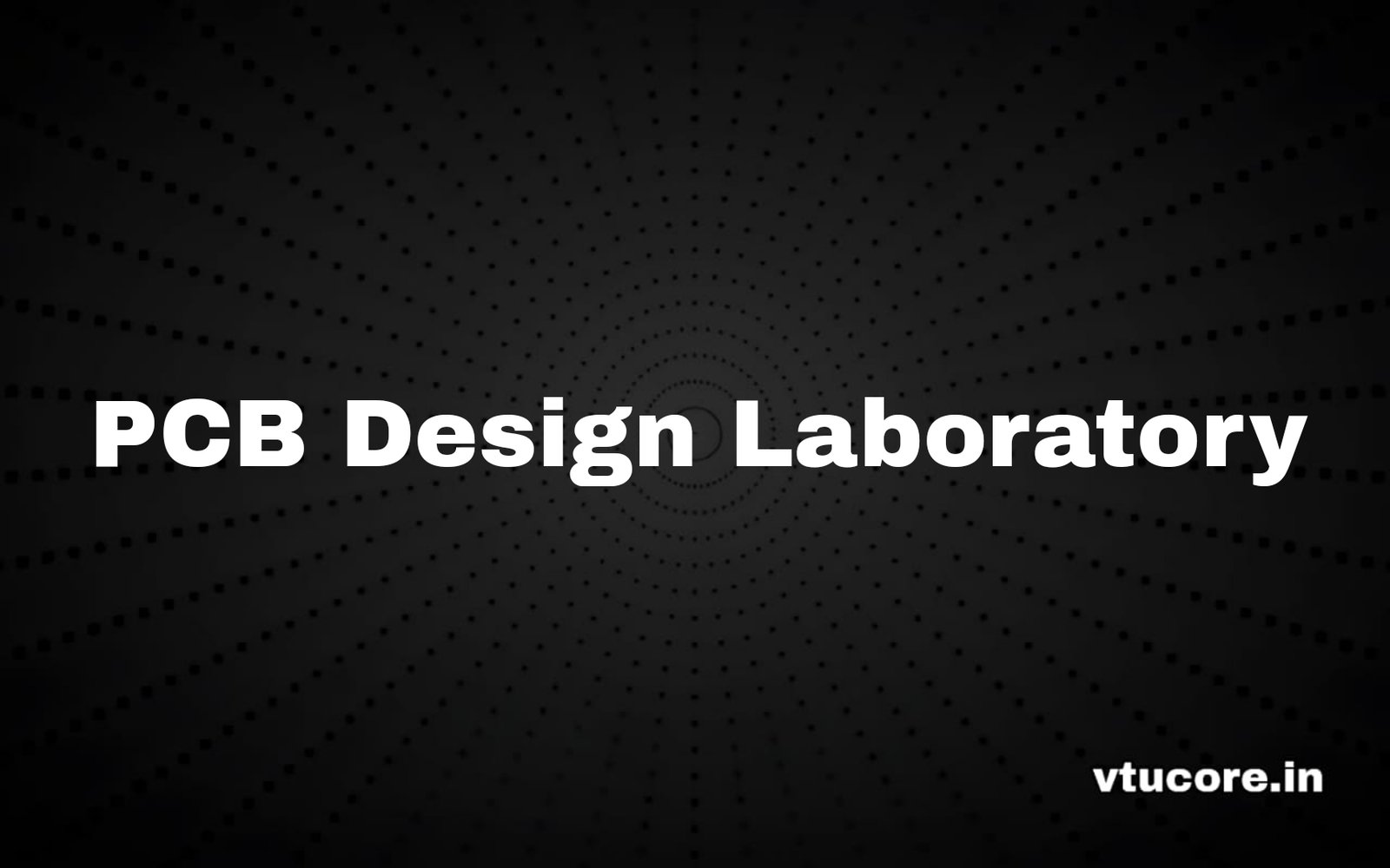 PCB Design Laboratory BEEL456C