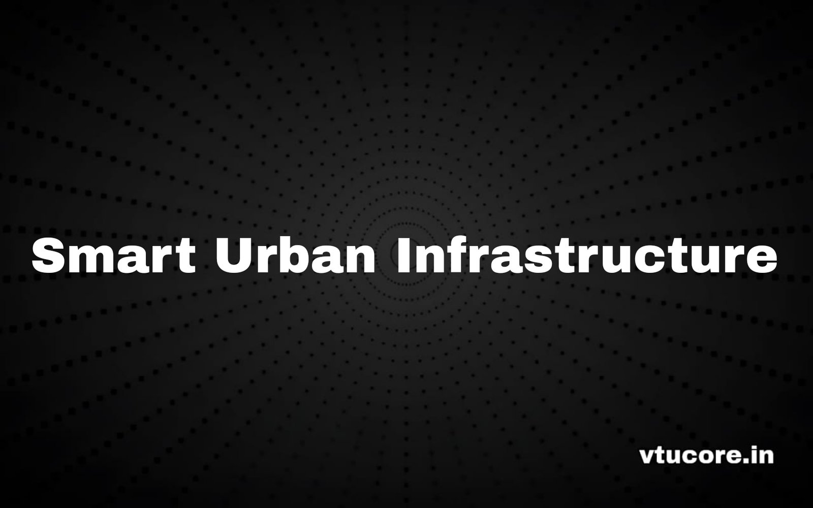 Smart Urban Infrastructure BCV358B