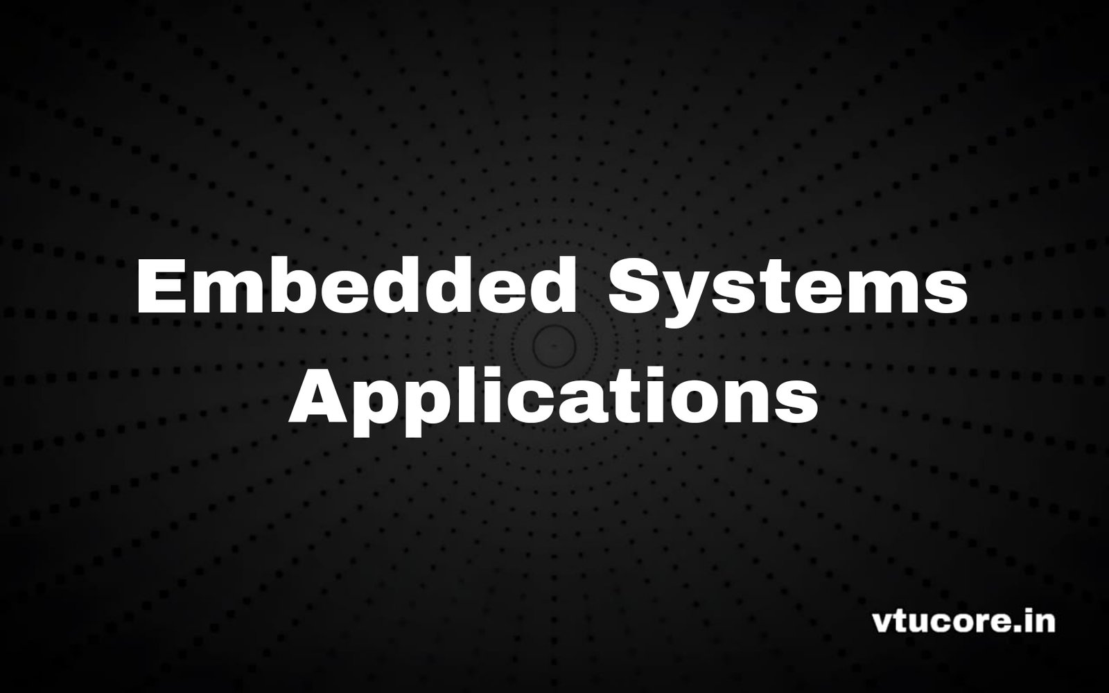 Embedded Systems Applications BTE755C