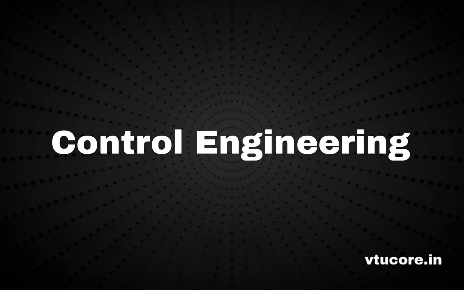 vtucore » Control Engineering BME703